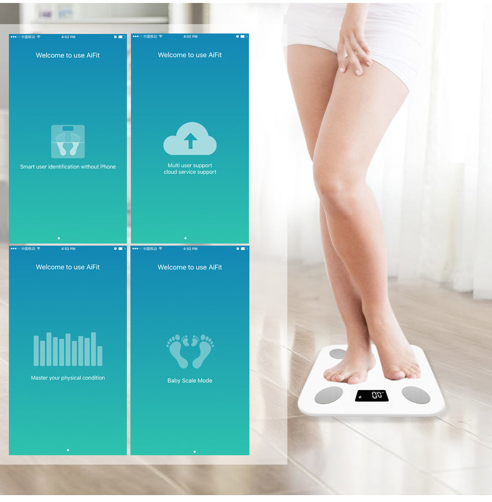 Bilancia pesapersone Intelligente per Il Corpo Bluetooth