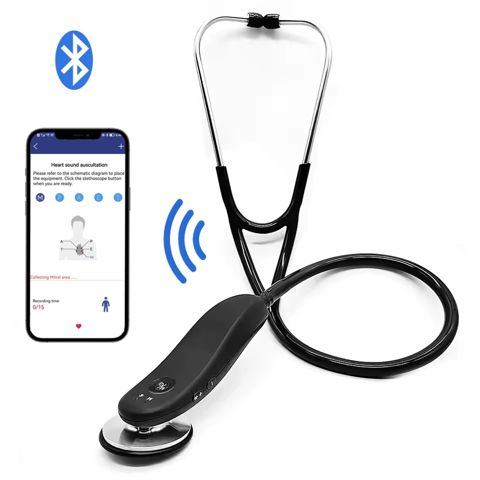 Stetoscopio elettronico connesso tramite Bluetooth