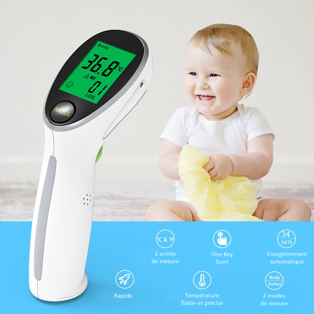 ✓ Termometro frontale a infrarossi per adulti e neonati